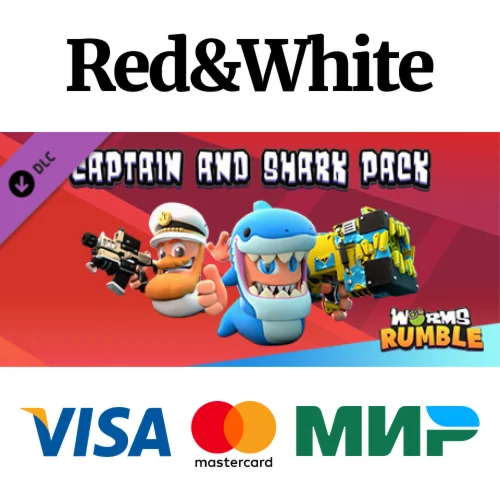 Worms Rumble - Captain & Shark Double Pack DLC