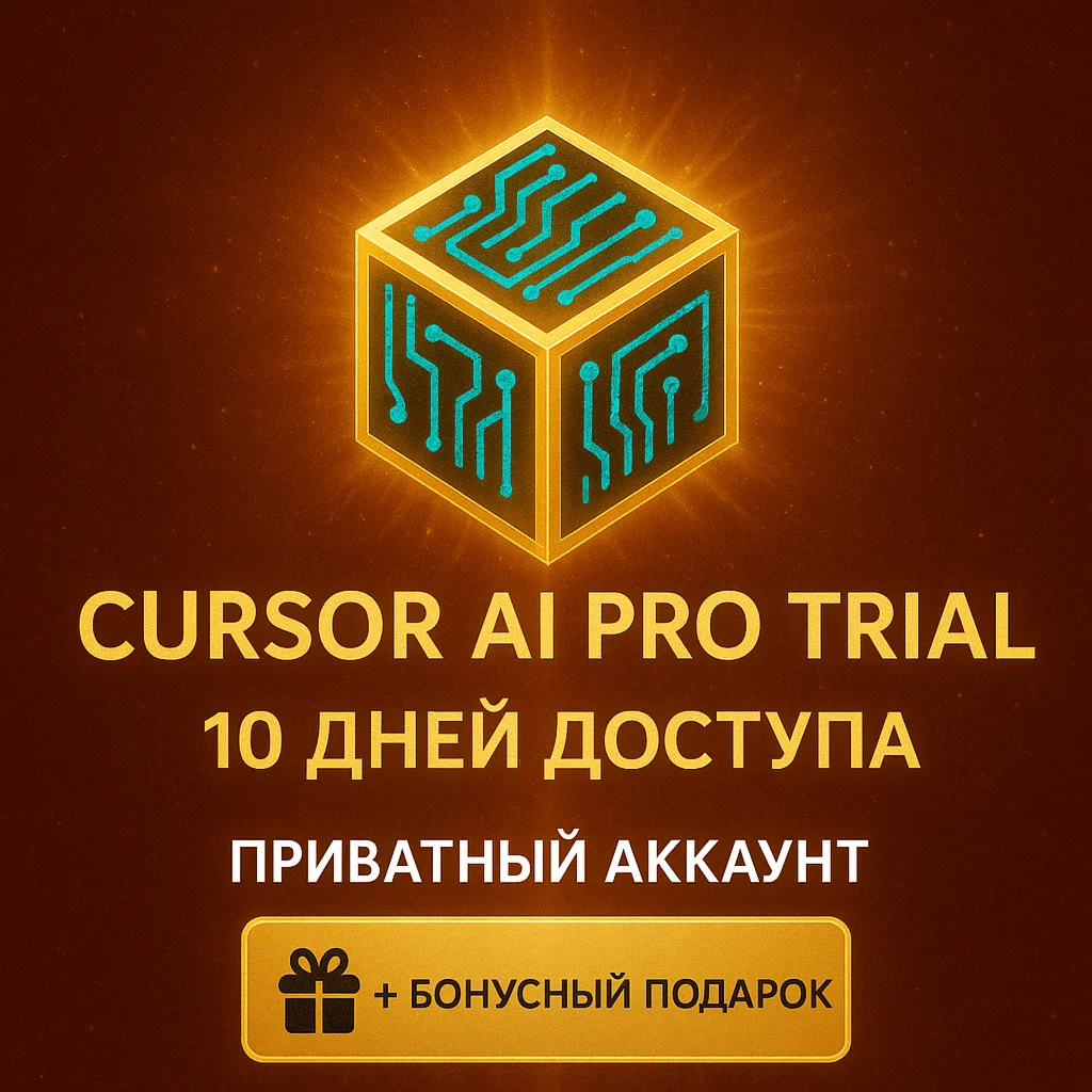 Cursor AI PRO Trial | 10 дней | Премиум | Мгн. доступ