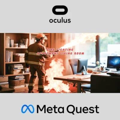 Fire Fighting: Apartment Living Room Oculus Quest
