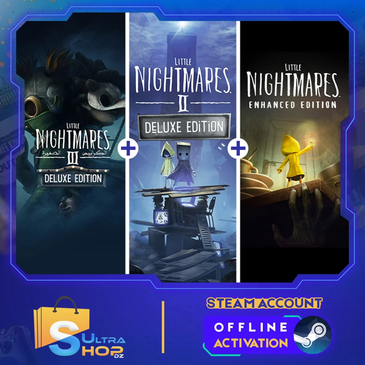 ️Little Nightmares III + II + I Deluxe Edition STEAM