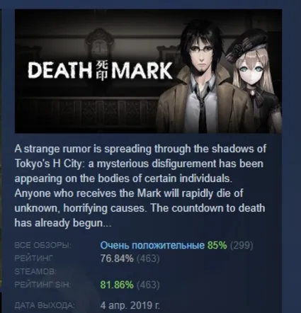Spirit Hunter: Death Mark АВТОДОСТАВКА STEAM РОССИЯ
