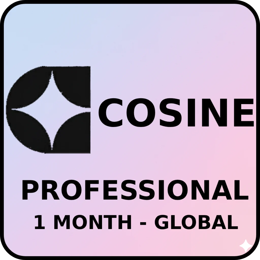 Cosine AI Pro – 1 месяц – личный аккаунт (глобальный)