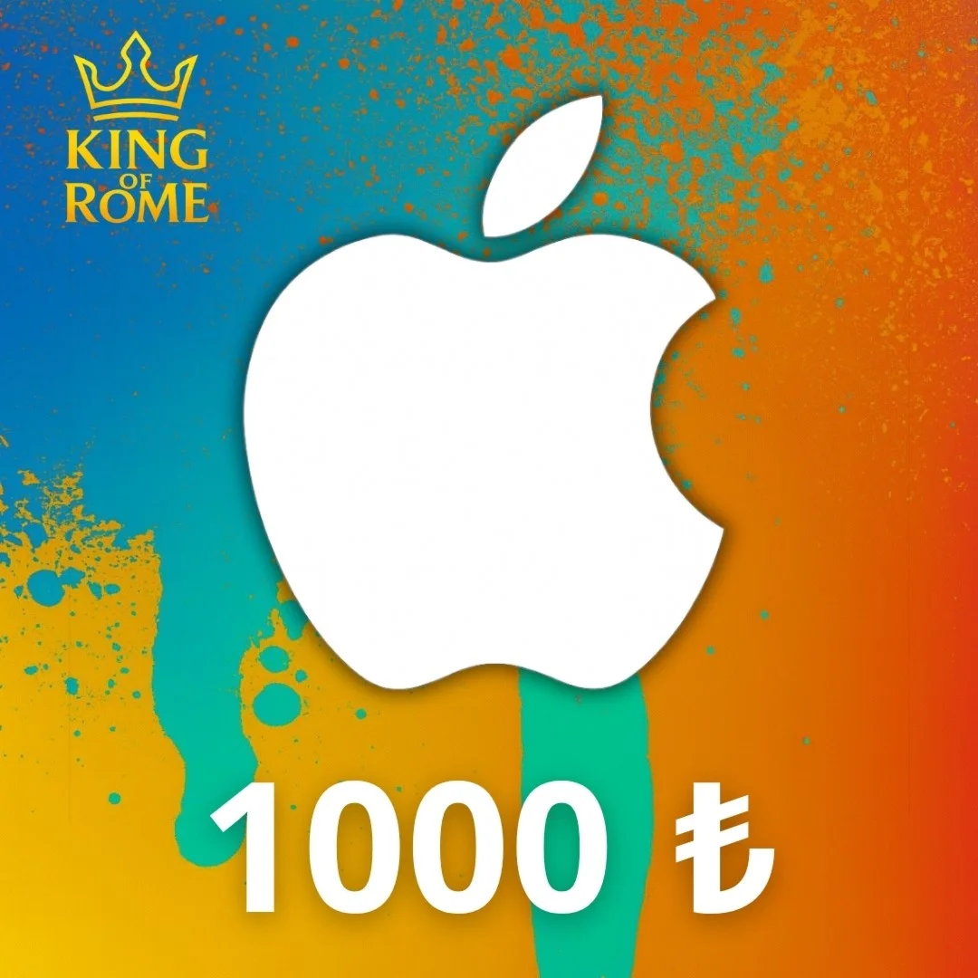 iTUNES TURKIY (1000 ₺) GIFT CARD/AUTO DELIVERY/0% FEE