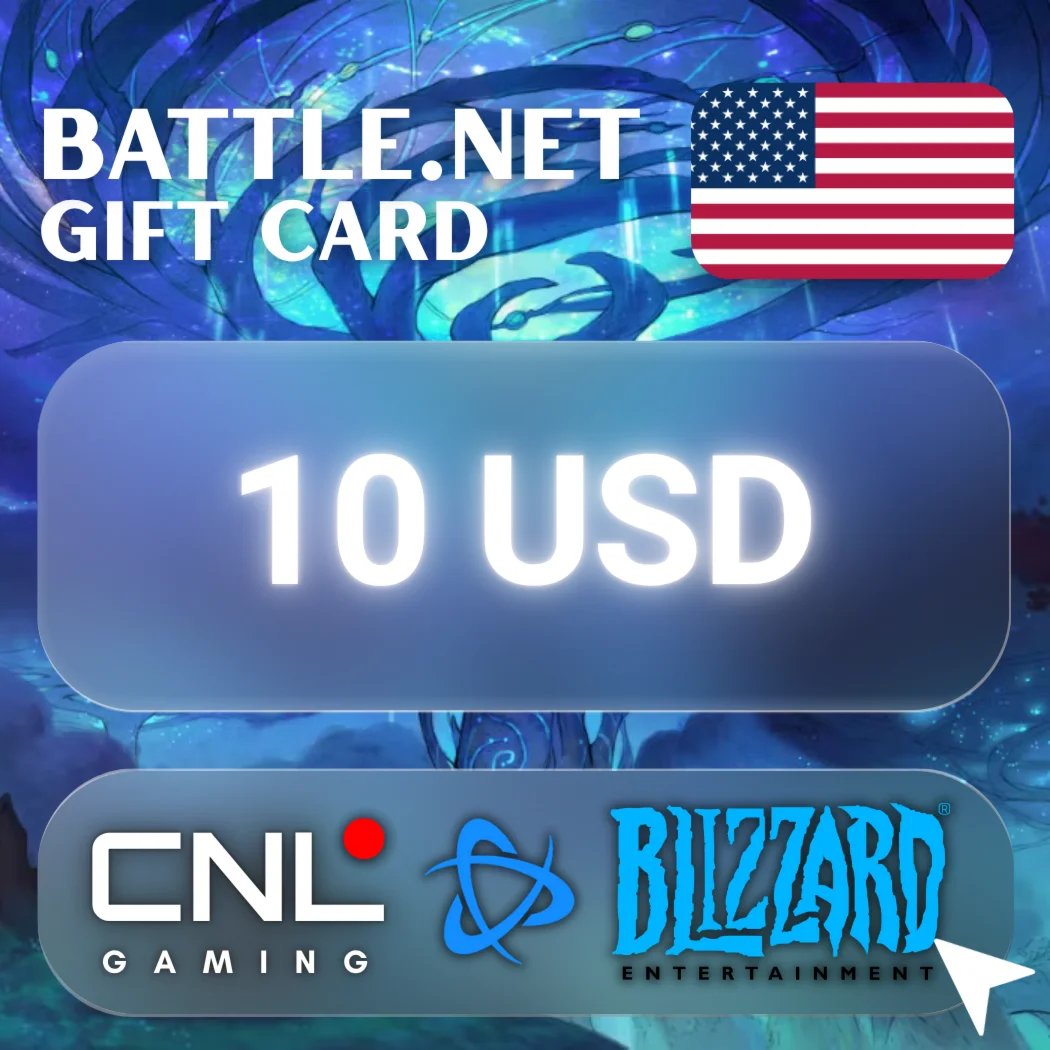 АВТО | Подарочная карта Battle.net (Blizzard) 10 США