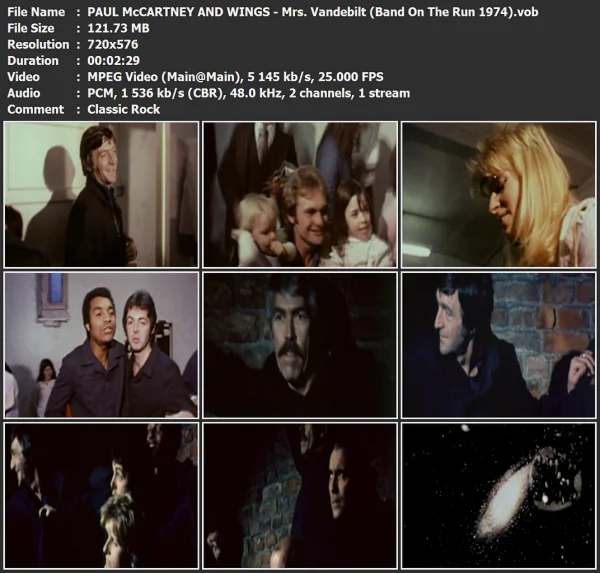 PAUL McCARTNEY AND WINGS - Mrs. Vandebilt