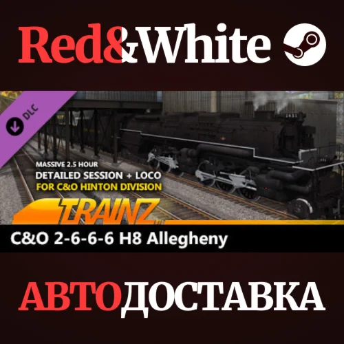 Trainz 2022 DLC - C&O 2-6-6-6 H8 - New River Mining Coa