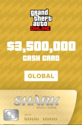 GTA ONLINE: КАРТА WHALE SHARK CASH (ПК) 3 500 000 $ КЛЮ