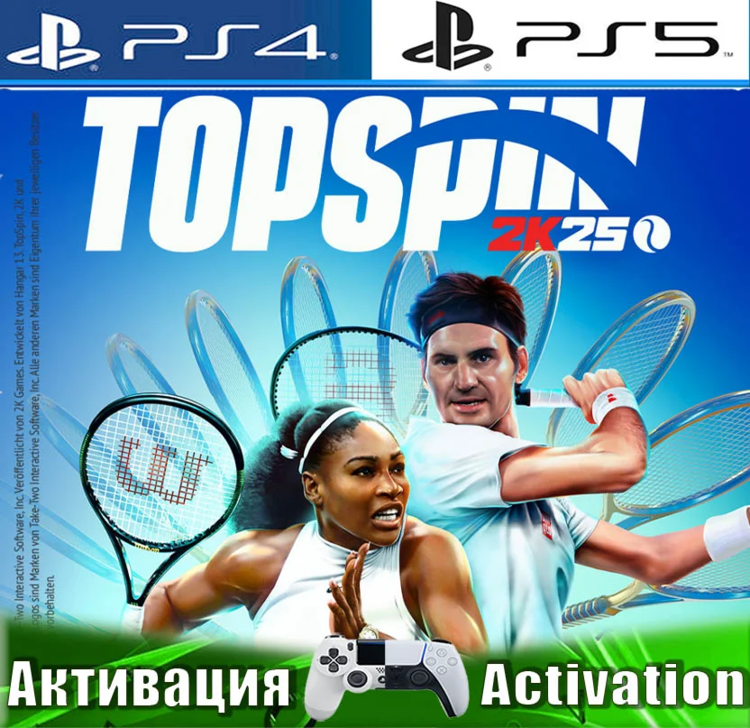 TopSpin 2K25 (PS4/PS5/ENG) Активация 