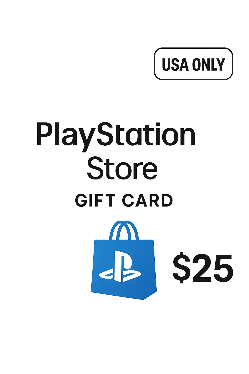 Карта PlayStation (PSN) 25 USD (Долларов) США