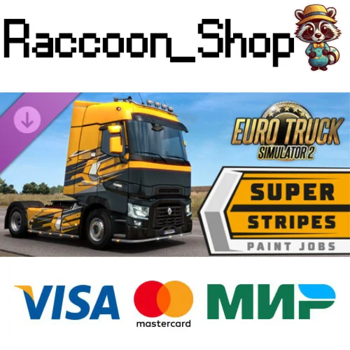 Euro Truck Simulator 2 - Super Stripes Paint Jobs Pack 