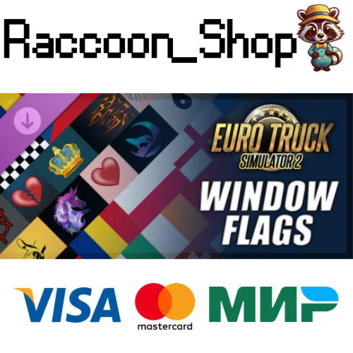Euro Truck Simulator 2 - Window Flags DLC * STEAM RU