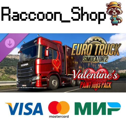 Euro Truck Simulator 2 - Valentine's Paint Jobs Pack DL