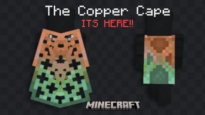 MINECRAFT CAPE  COPPER CAPE  КЛЮЧ 