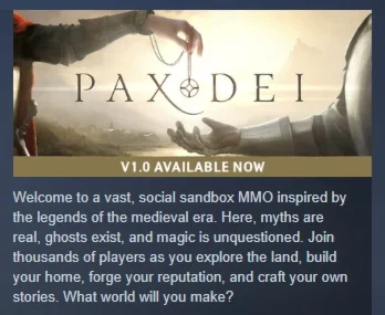 Pax Dei АВТОДОСТАВКА STEAM РОССИЯ