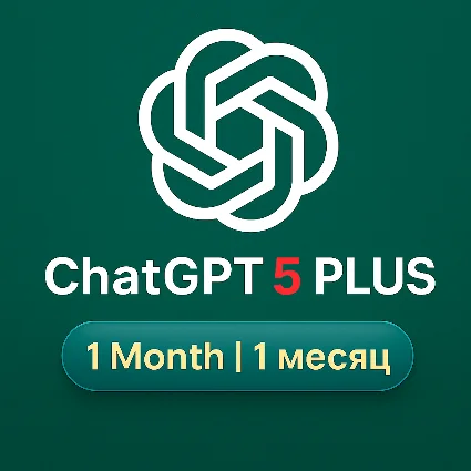 💎 ChatGPT 5 PLUS | БЕЗ ВХОДА | ✅ Личный аккаунт ✅ 1 месяц