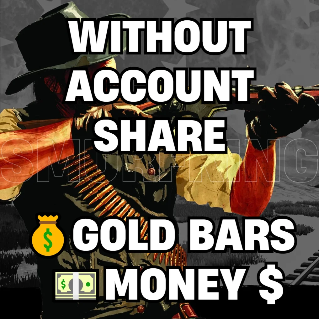 RDO • WITHOUT ACCOUNT SHARE • GOLD BARS MONEY $ ROLES • RDR2 • RED DEAD ONLINE