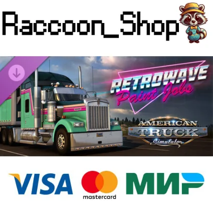 American Truck Simulator - Retrowave Paint Jobs Pack DL