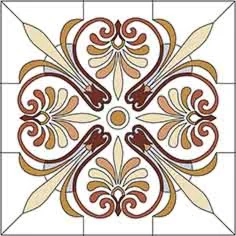 Шаблон для витража W-002