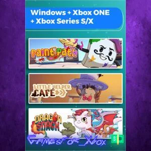 ️Paint Path + Little Helper Cafe + Dragon Snack B XBOX