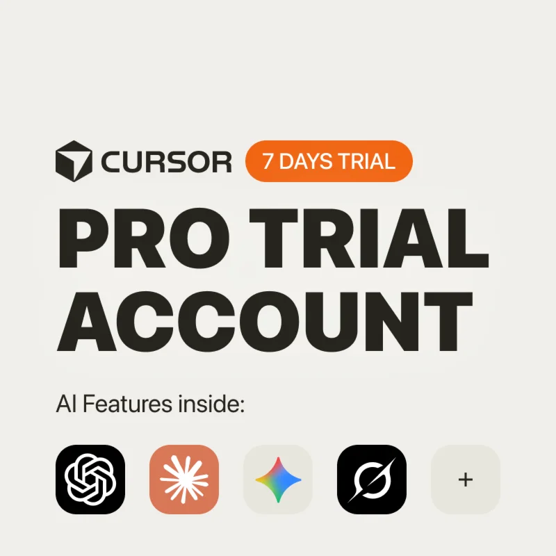 Cursor AI Pro Trial 7 дней | Персональный аккаунт