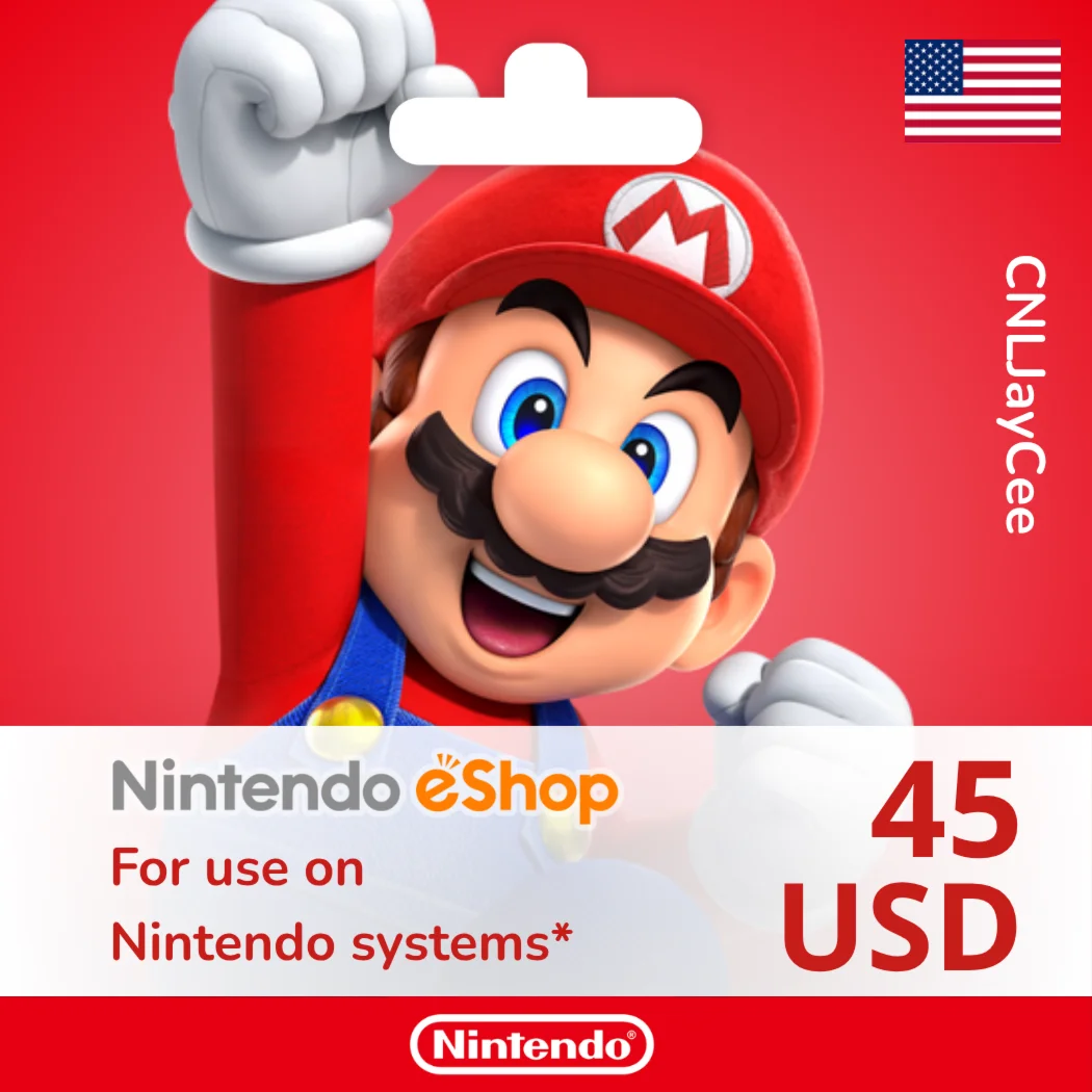 24/7 АВТО | Nintendo eShop 45 USD (подарочная карта)
