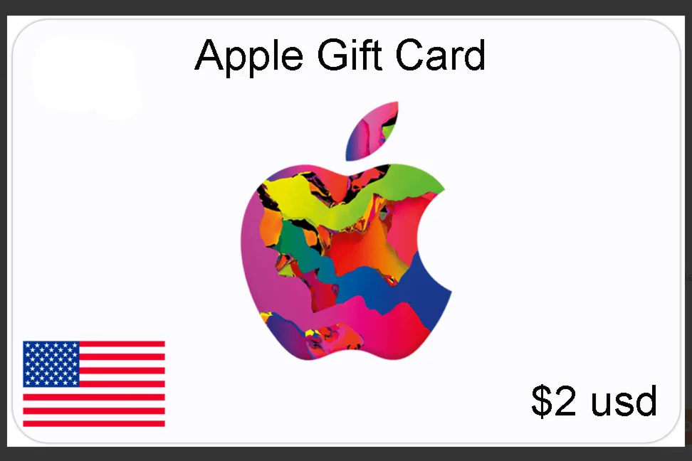 Apple & iTunes Gift Card $2 usd (US Region )