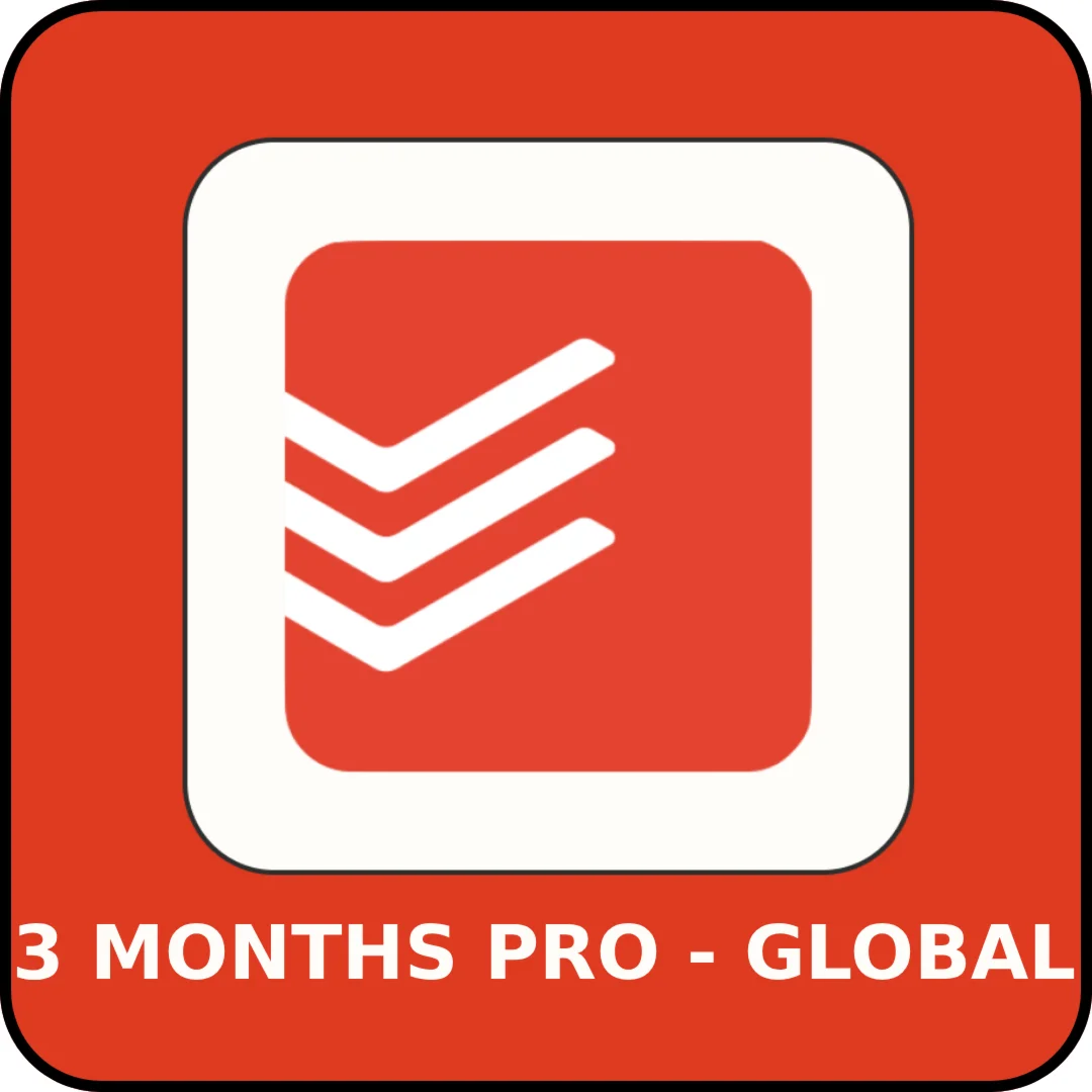 Todoist Pro • 3 месяца • Личный аккаунт (глобальный)