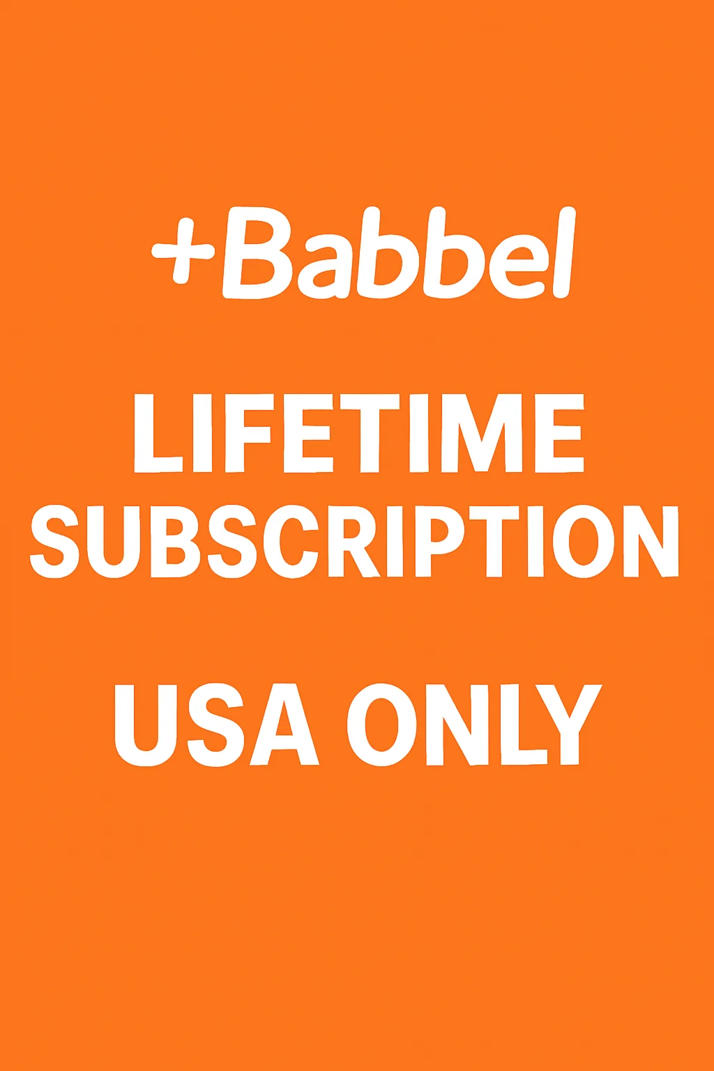 Babbel — Пожизненная подписка | Только для новых юзеров