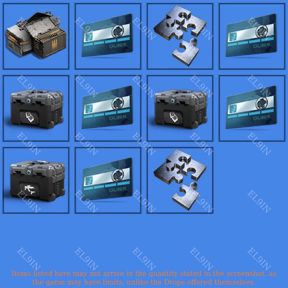Caliber️Твич Дропс11 предметов + 