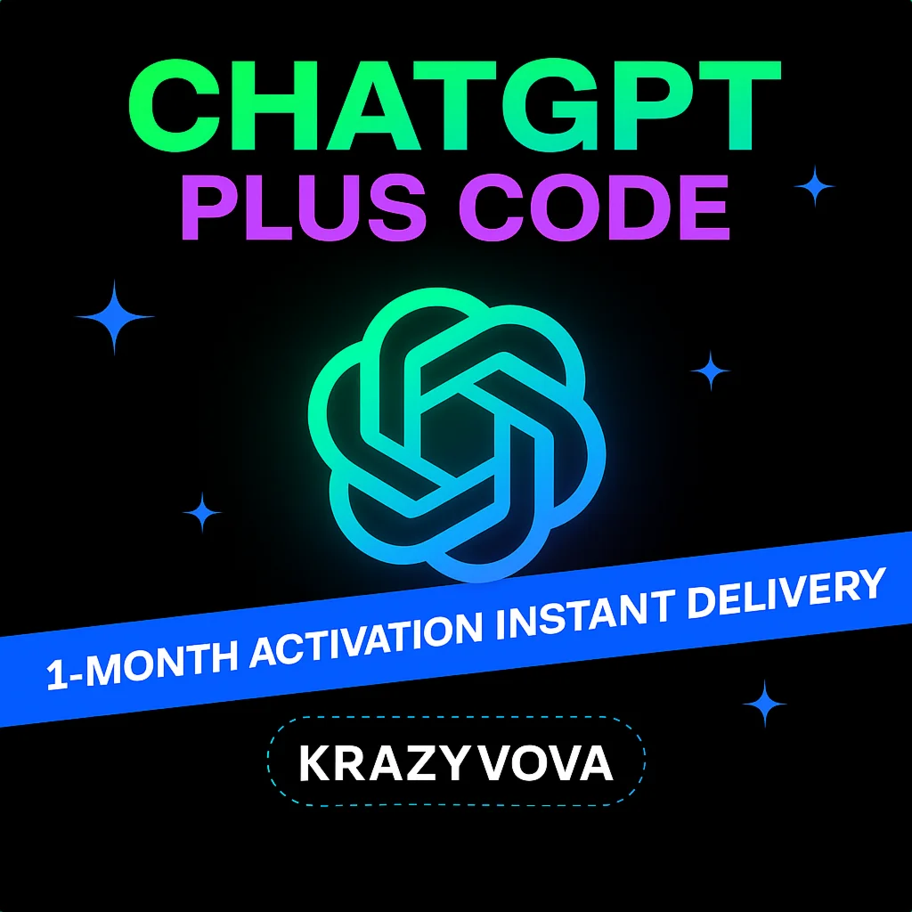 ChatGPT Plus 1 месяц бесплатно | Промокод