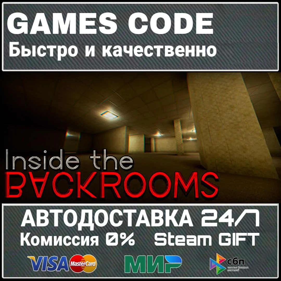 Inside The Backrooms АВТО | STEAM-GIFT