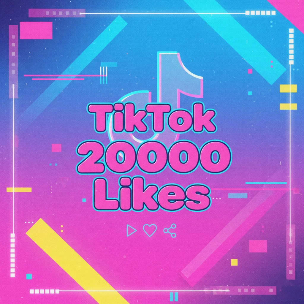 TikTok 20,000 Реальных Лайков | Гарантия