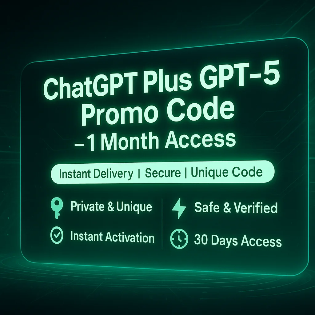 ChatGPT Plus GPT-5 Промокод – Подписка 1 месяц