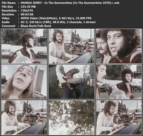 MUNGO JERRY - In The Summertime