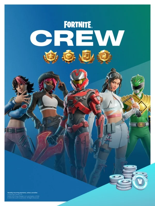 ОТРЯД CREW | EGS XBOX  МЕСЯЦ⭐Fortnite  + 1000VB
