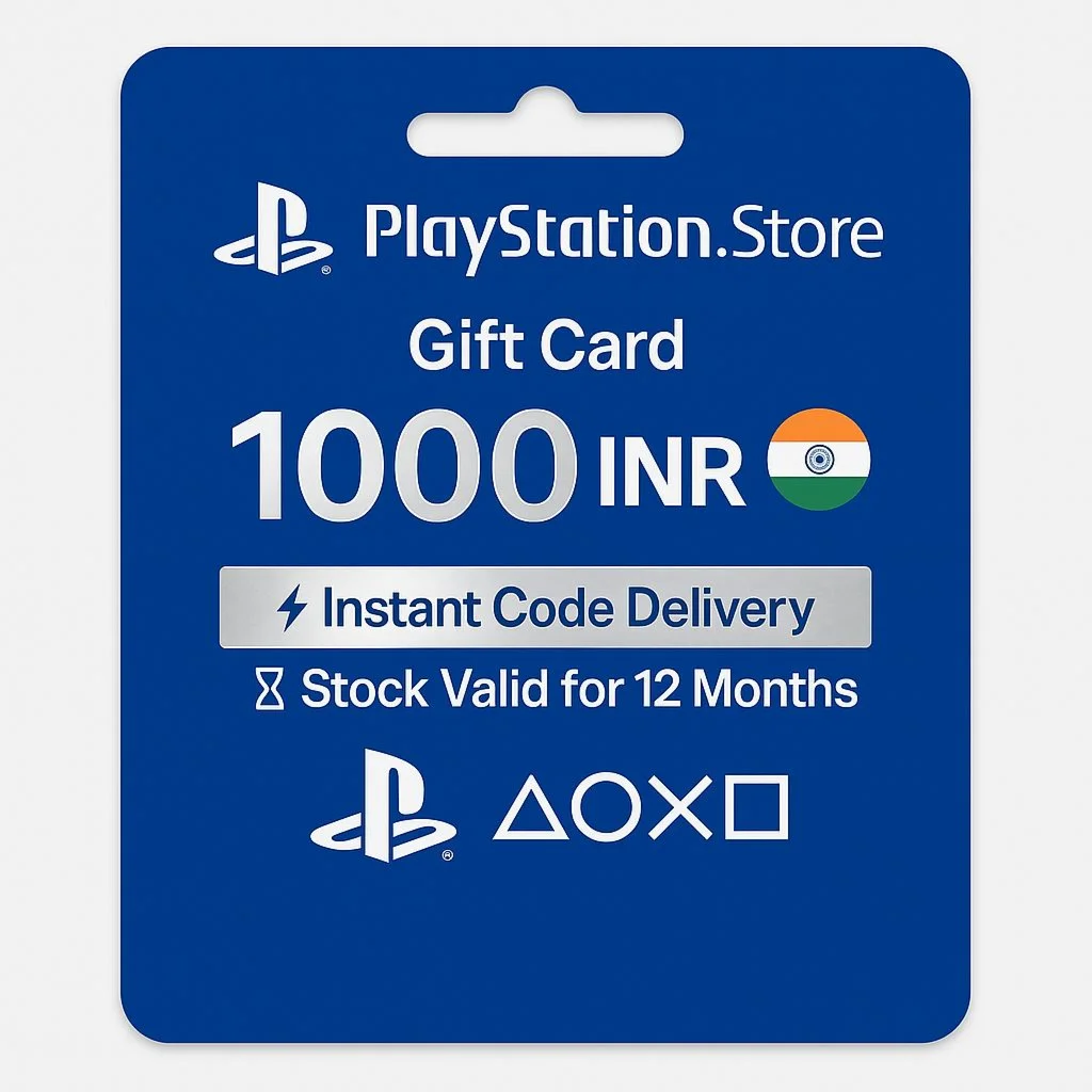 PlayStation PSN Gift Card 1000 INR (INDIA)