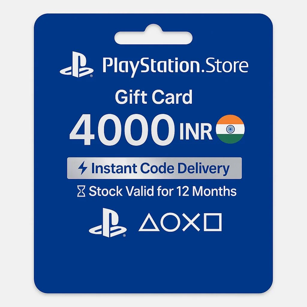 PlayStation PSN Gift Card 4000 INR (INDIA)
