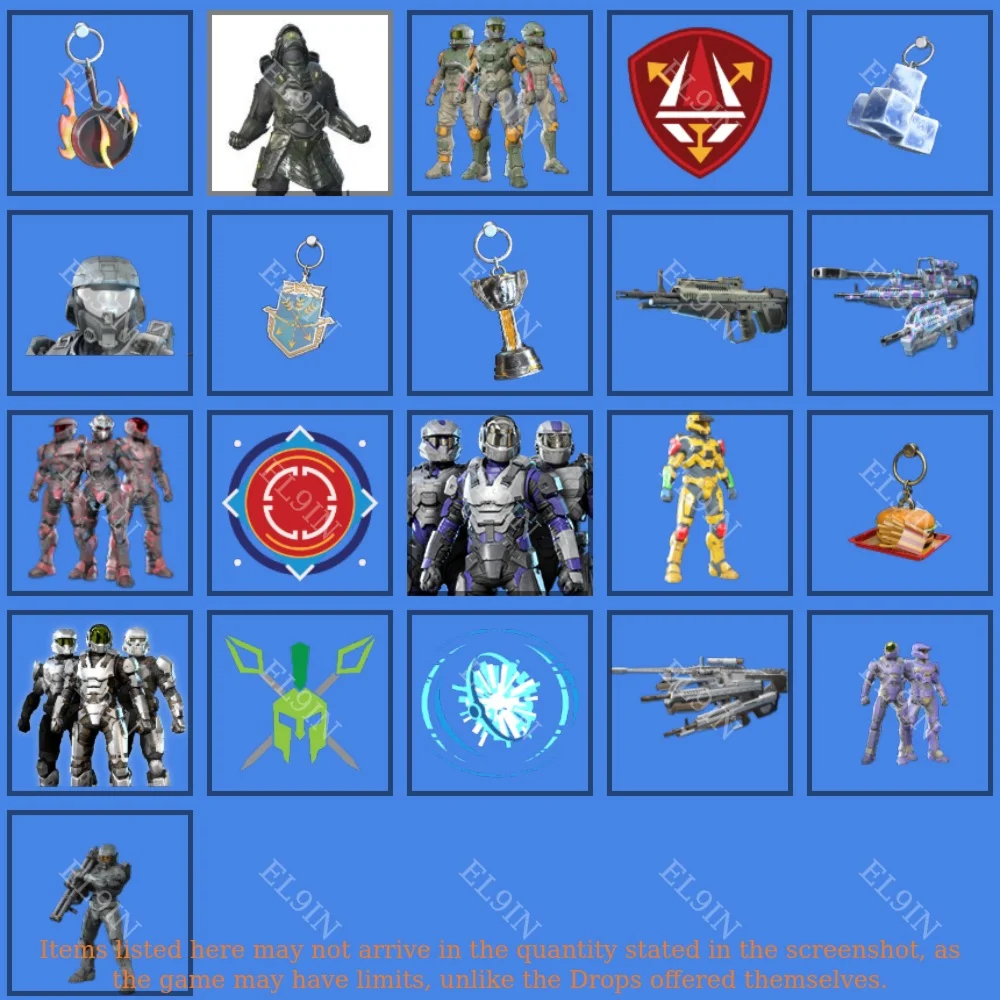 Halo InfiniteТвич Дропс️21 предметов + 