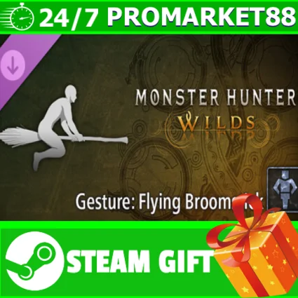 ️Monster Hunter Wilds - Gesture: Flying Broomstick