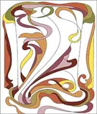 Шаблон для витража W-007