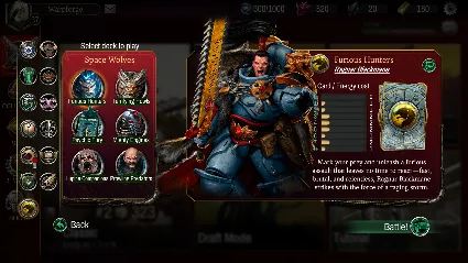 Warhammer 40,000: Warpforge - Space Wolves starter bund