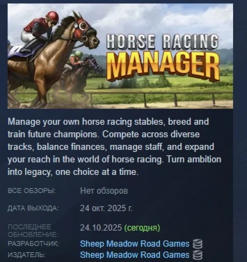 Horse Racing Manager АВТОДОСТАВКА STEAM РОССИЯ