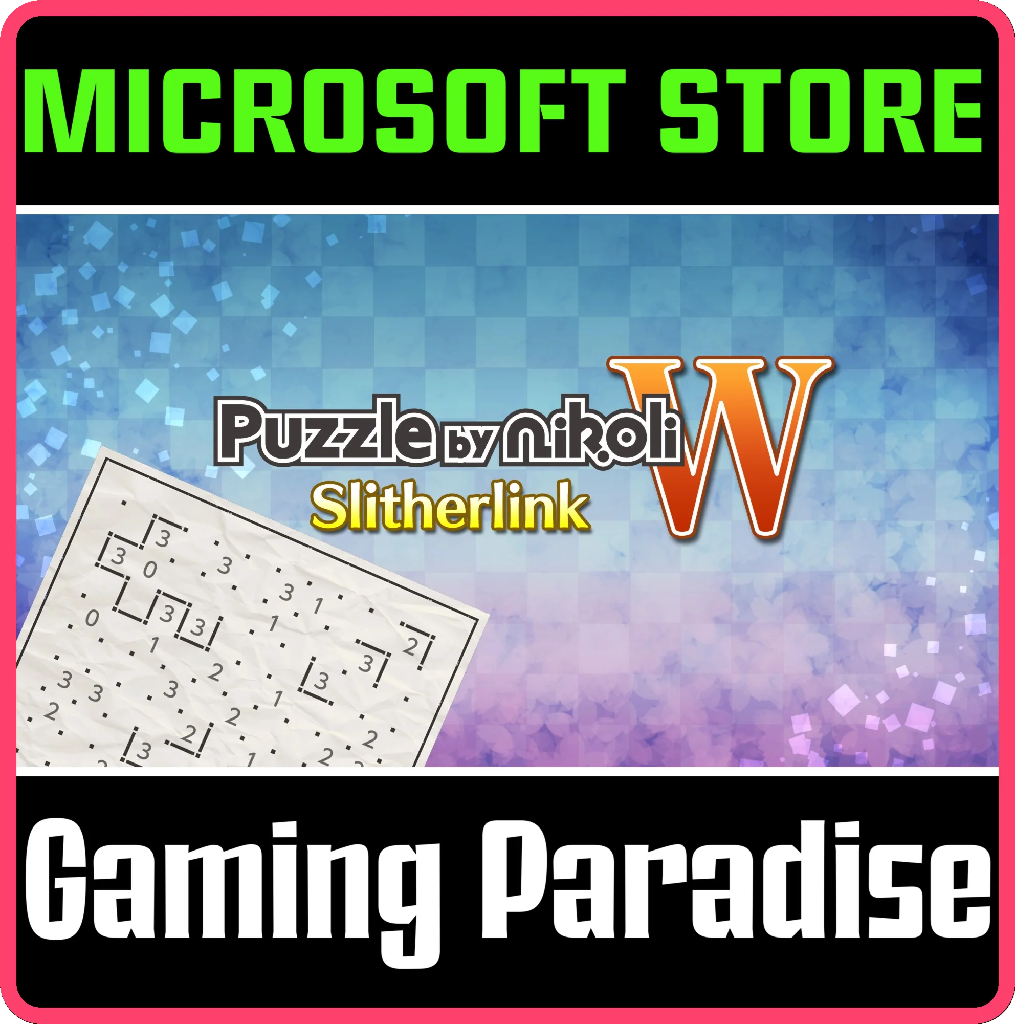 PUZZLE BY NIKOLI W SLITHERLINK (WINDOWS) PC (WIN) КЛЮЧ/