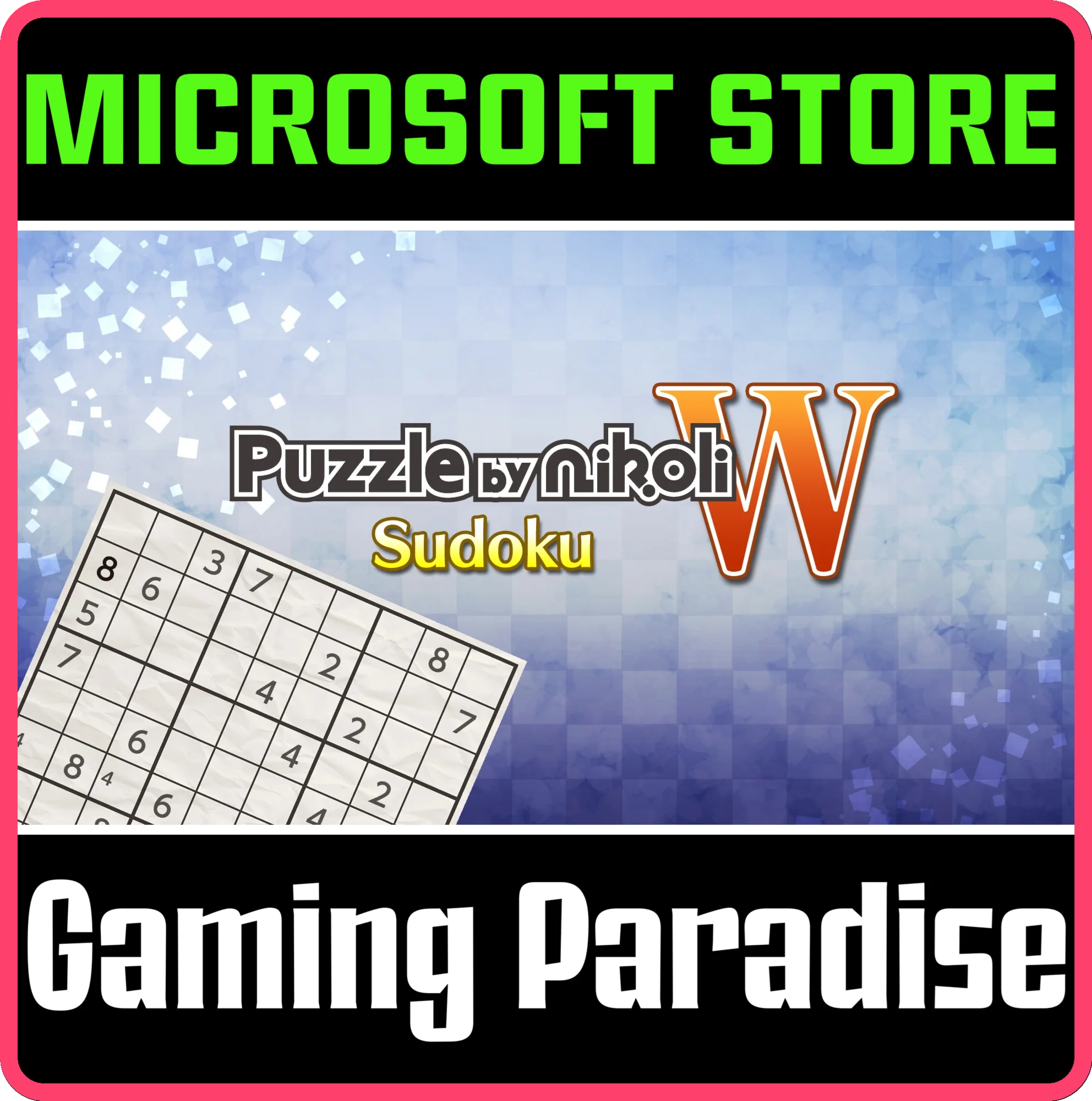 PUZZLE BY NIKOLI W SUDOKU (WINDOWS) PC (WIN) КЛЮЧ/КОД