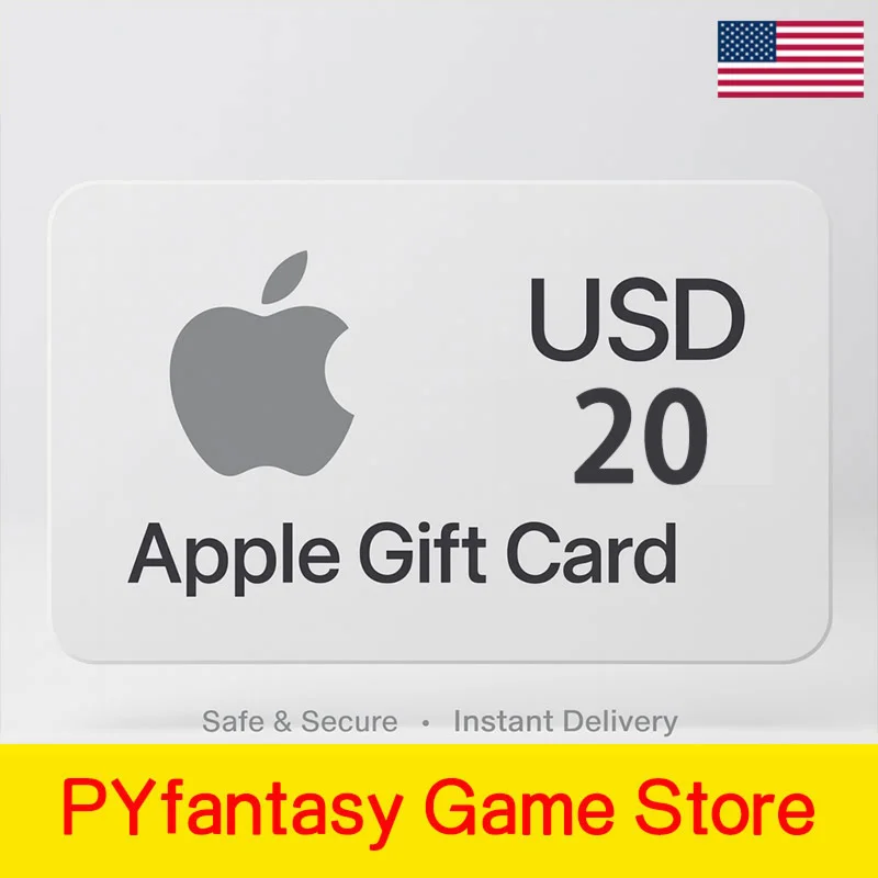 Apple iTunes Gift Card 20$ USD (USA) US