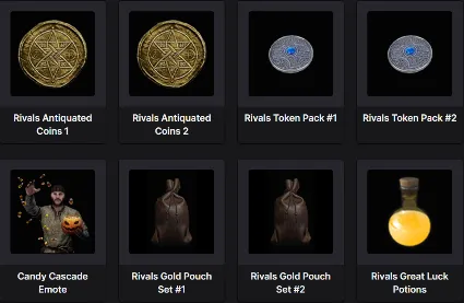Темнее и Темнее 65 предметов Хэллоуин сезон7 твич дропы