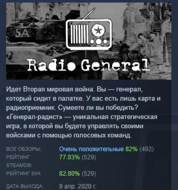 Radio General АВТОДОСТАВКА  STEAM GIFT РОССИЯ