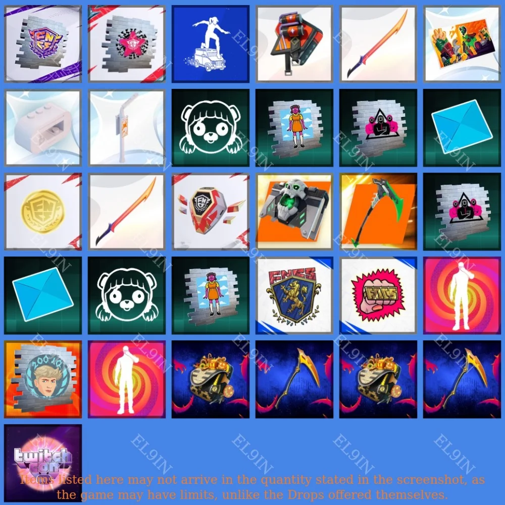 🎖️Fortnite🥇Твич Дропс🎲32 предметов + 🎁