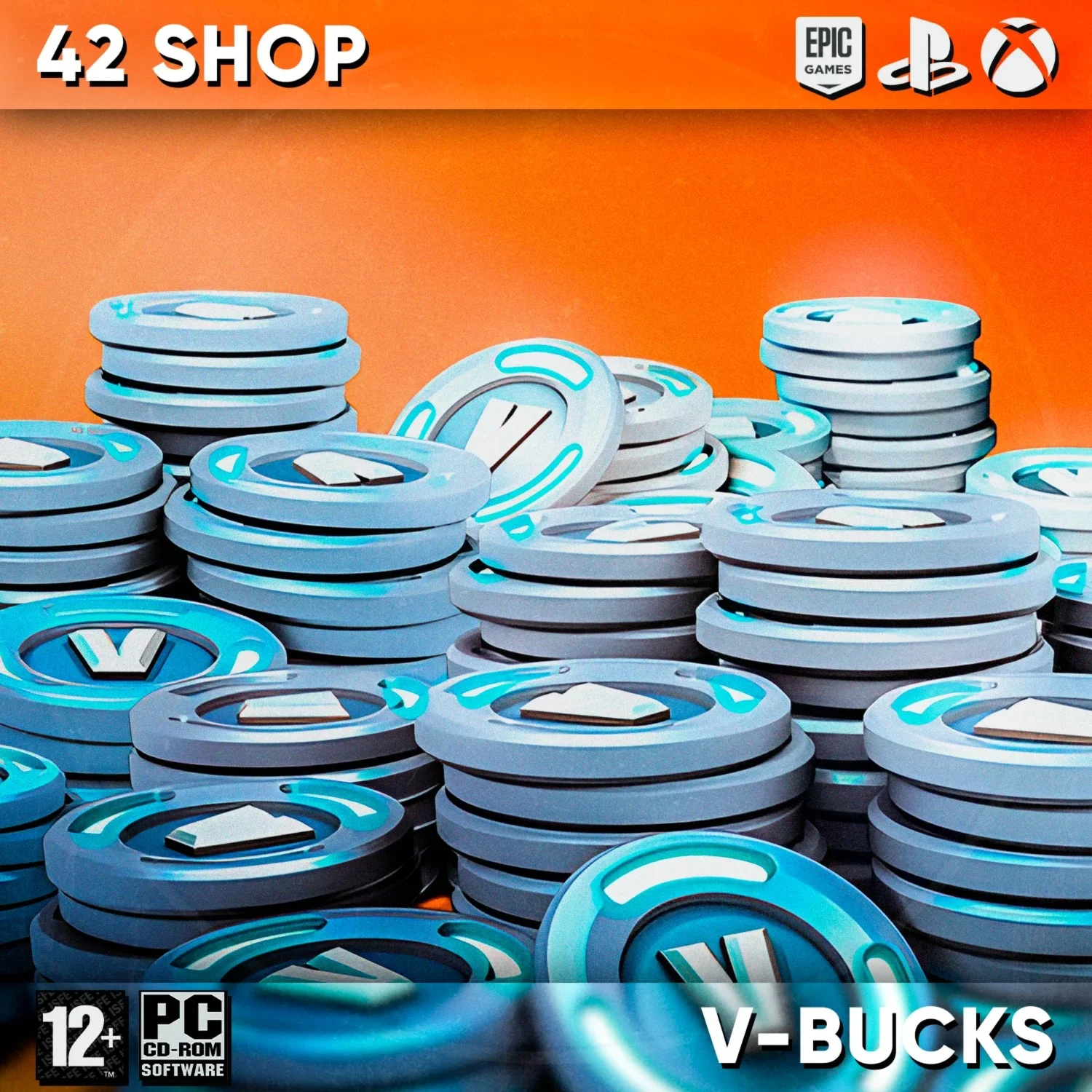 FORTNITE V-BUKS 1000-27000 PC/XBOX/PSБЫСТРАЯ ЦЕНА