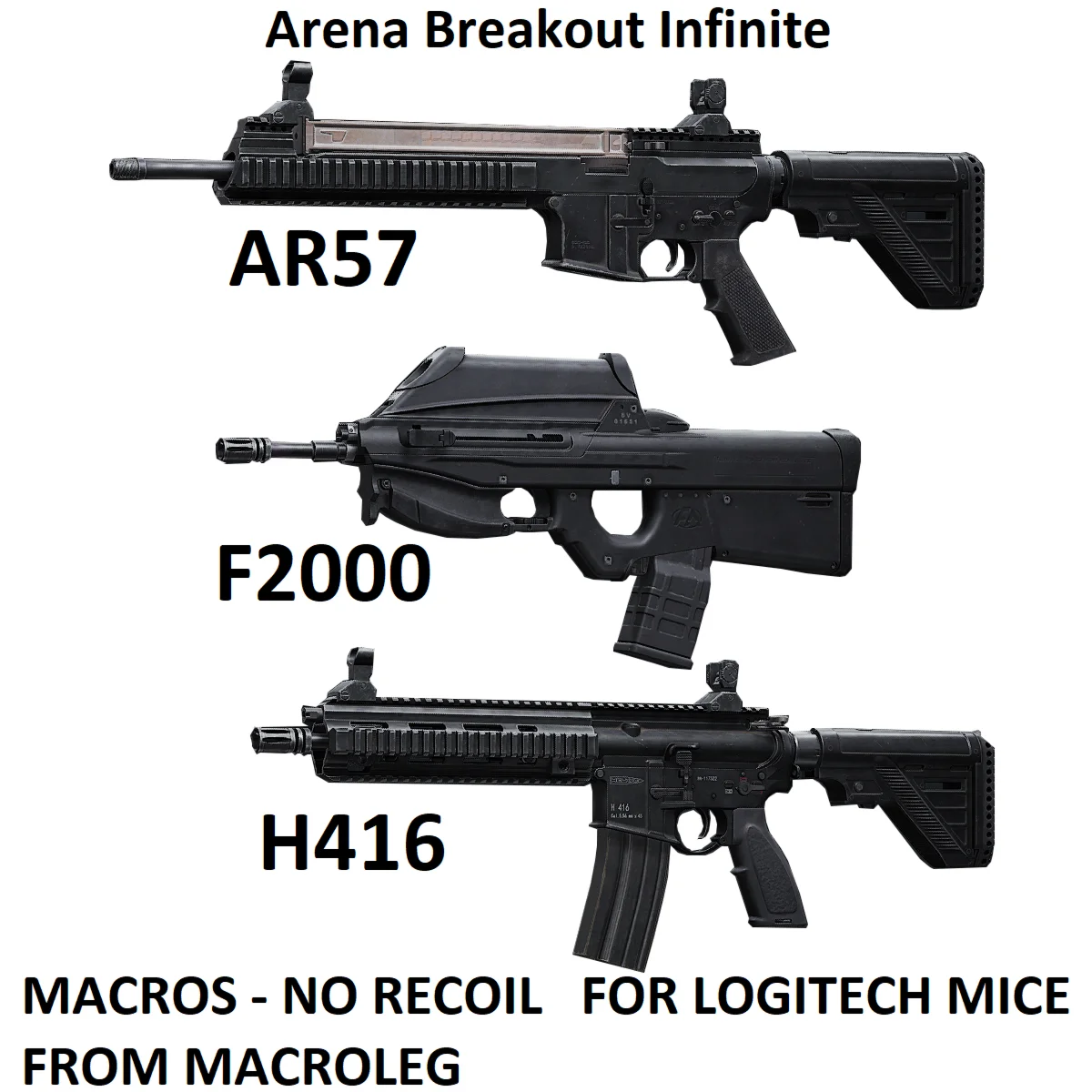 Arena Breakout Infinite. Скрипты для logitech. Пак 4